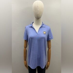 Puma Golf Polo Shirt Women’s L Blue PGA Southern California Performance Top